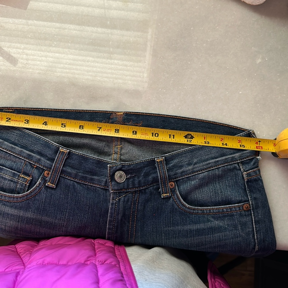 7 for all mankind jeans size 29 inseam 30 inches - Picture 4 of 4